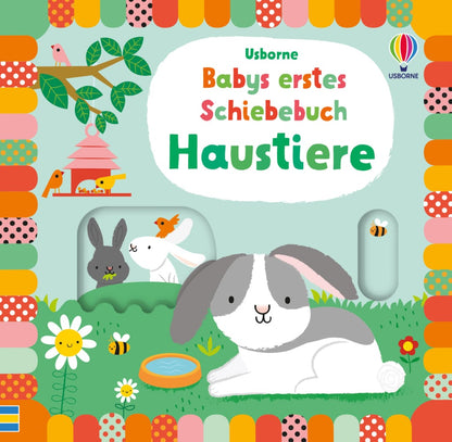 Usborne Publishing Babys erstes Schiebebuch: Haustiere