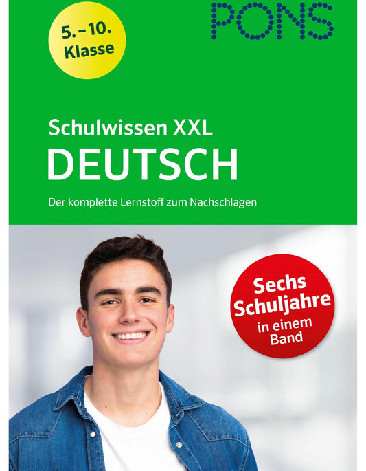 Klett PONS Schulwissen XXL Deutsch 5.-10. Klasse (Deutsch, 2024)