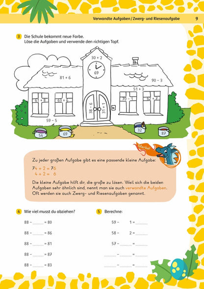 Klett Team Drachenstark: Das grosse Trainingsbuch Mathe 2. Klasse