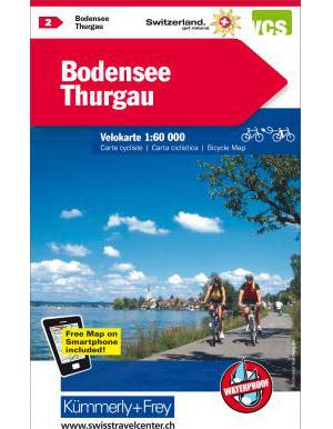 Hallwag Kümmerly+Frey Velokarte Bodensee-Thurgau