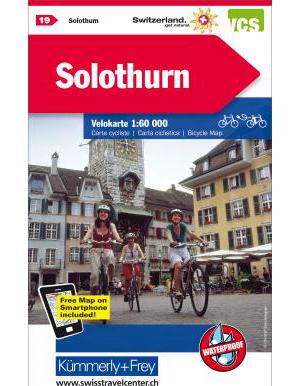 Hallwag Kümmerly+Frey Velokarte Solothurn