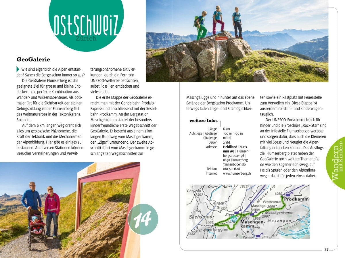 Hallwag Kümmerly+Frey Wandern mit Kindern Erlebnis Schweiz (Deutsch, 2020, Hallwag Kümmerly)