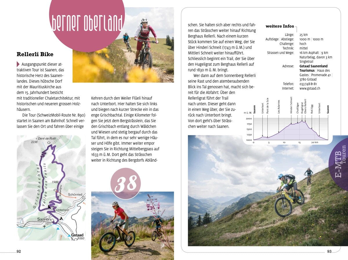 Hallwag Kümmerly+Frey E-Mountainbike Touren Erlebnis Schweiz (Deutsch, 2020, Hallwag Kümmerly)