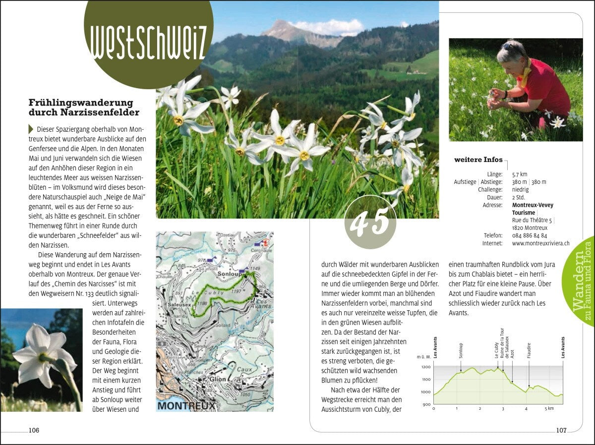 Hallwag Kümmerly+Frey Wandern zu Flora und Fauna Erlebnis Schweiz (Deutsch, 2022, Hallwag Kümmerly+Frey AG)