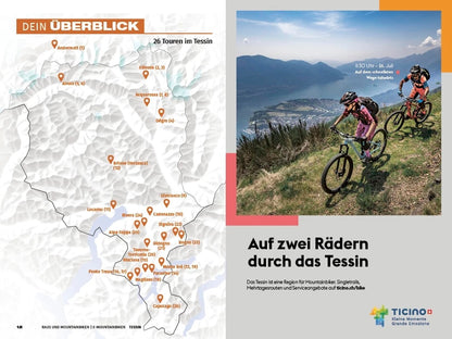 Hallwag Kümmerly+Frey Tessin Raus und Mountainbiken | E-Mountainbiken (Deutsch, 2022, Hallwag Kümmerly+Frey AG)