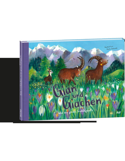 NordSüd Gian und Giachen und der grosse Frühlingsputz (Schweizerdeutsch, Deutsch, 2022, Amélie Jackowski)