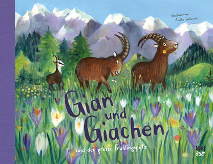 NordSüd Gian und Giachen und der grosse Frühlingsputz (Schweizerdeutsch, Deutsch, 2022, Amélie Jackowski)