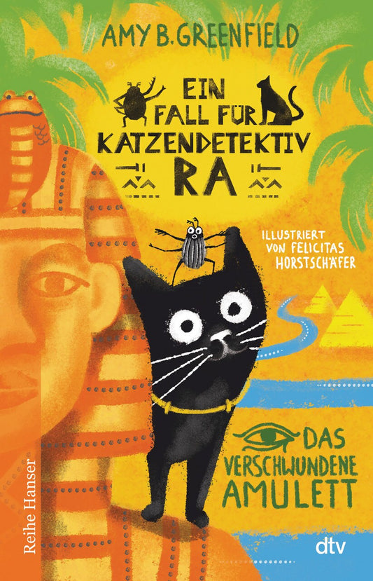 DTV Ein Fall für Katzendetektiv Ra, Das verschwundene Amulett (Deutsch, 2021, Amy Greenfield, Felicitas Horstschäfer, Birgitt Kollmann)