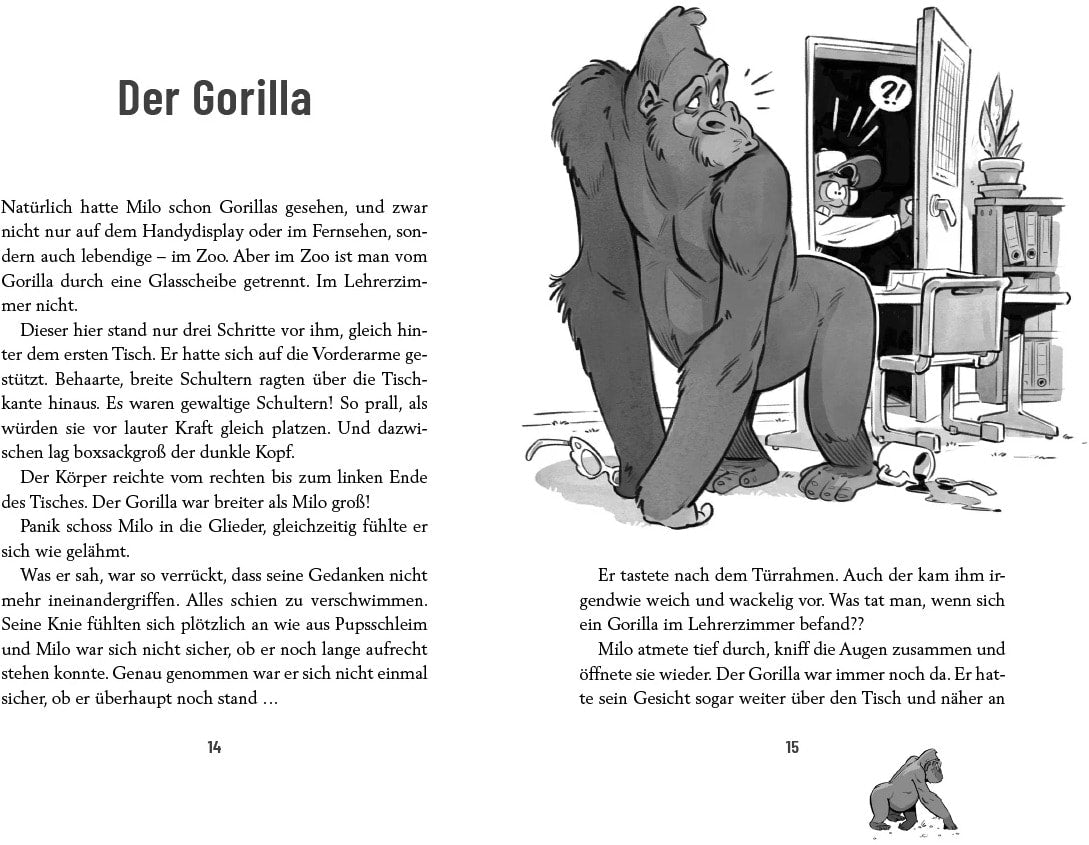 Hilfe, meine Lehrerin ist ein Gorilla