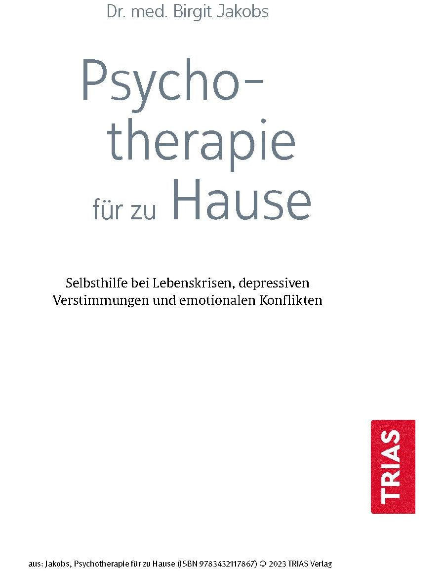 Trias Psychotherapie für zu Hause (Deutsch, 2023, Birgit Jakobs)