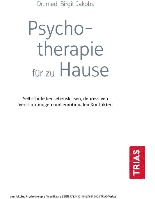 Trias Psychotherapie für zu Hause (Deutsch, 2023, Birgit Jakobs)