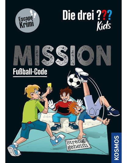 Kosmos Die drei ??? Kids, Mission Fußball-Code (Deutsch, 2022, Nina Schiefelbein, Marco Armbruster)