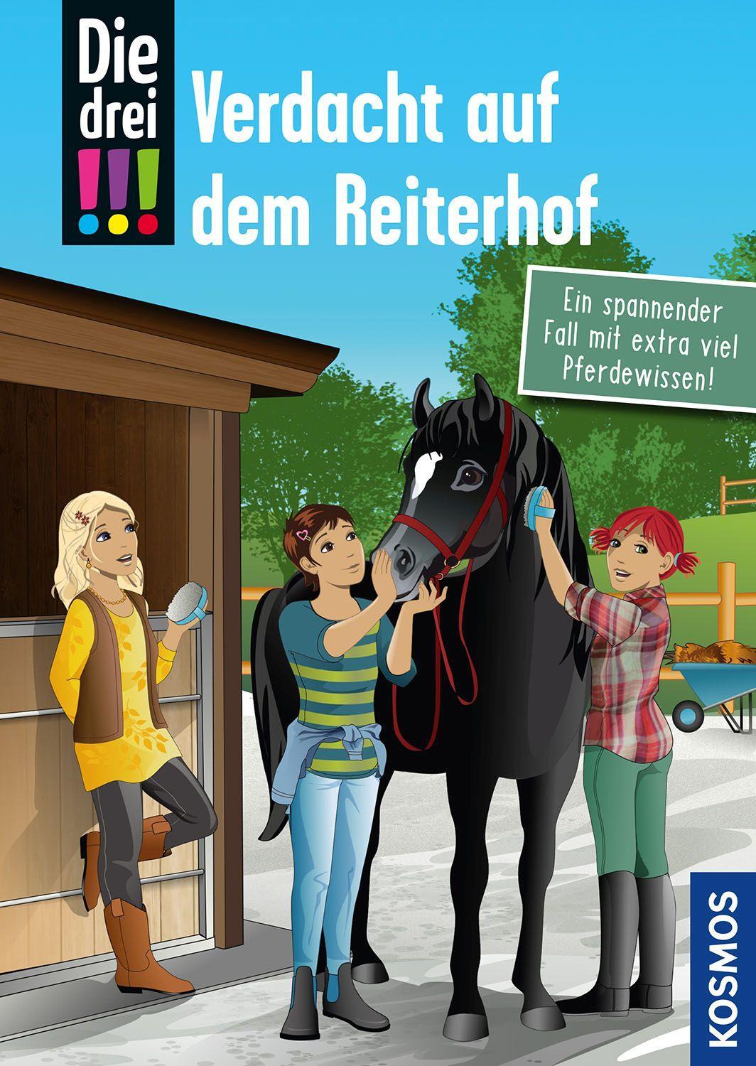 Kosmos Die drei !!!, Verdacht auf dem Reiterhof (Deutsch, 2023, Julie Bender)