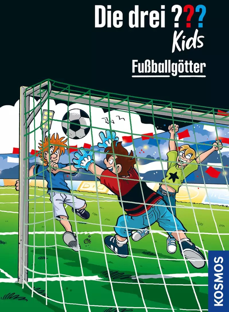 Kosmos Die drei ??? Kids, 42, Fußballgötter (Deutsch, 2022, Boris Pfeiffer, Kim Schmidt)