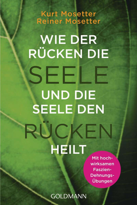 Goldmann Wie der Rücken die Seele und die Seele den Rücken heilt (Deutsch, 2022, Kurt Mosetter, Reiner Mosetter)