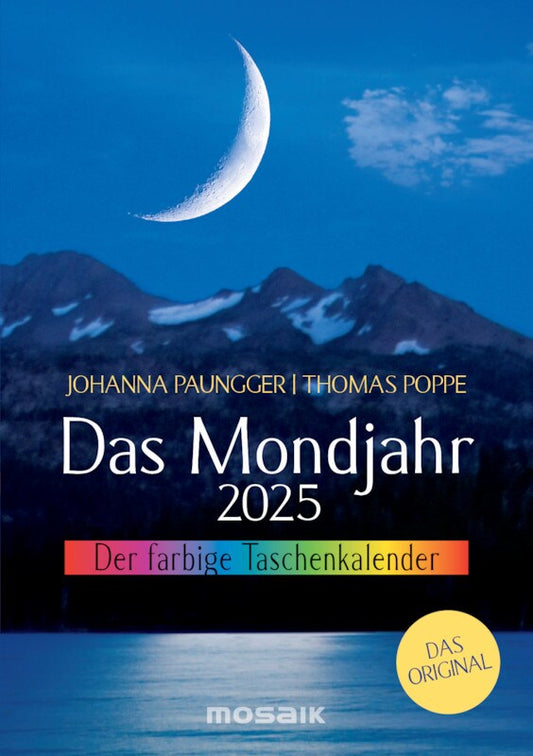 Das Mondjahr 2024 - Der farbige Taschenkalender