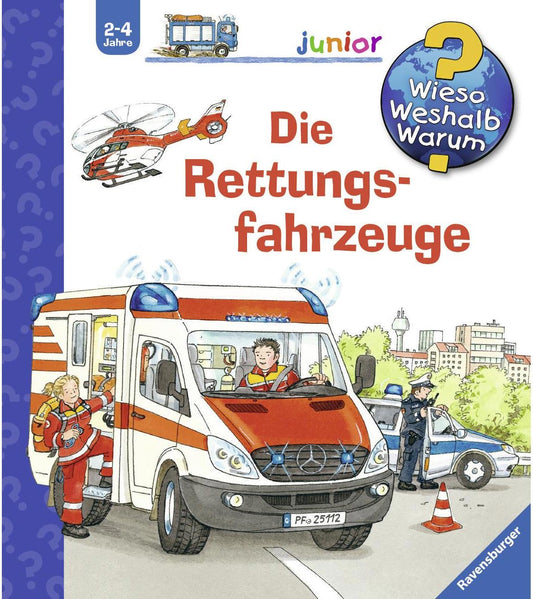 Ravensburger Die Rettungsfahrzeuge (Deutsch, 2014, Andrea Erne, Wolfgang Metzger)