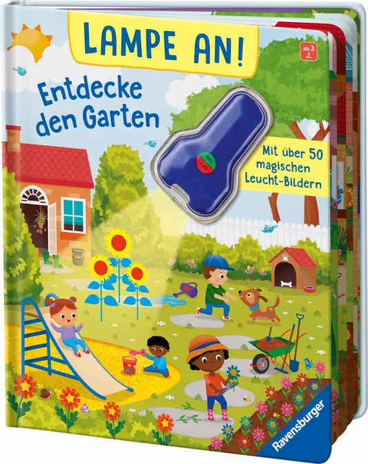 Ravensburger Lampe an! Entdecke den Garten (Deutsch, 2023, Ines Foje)