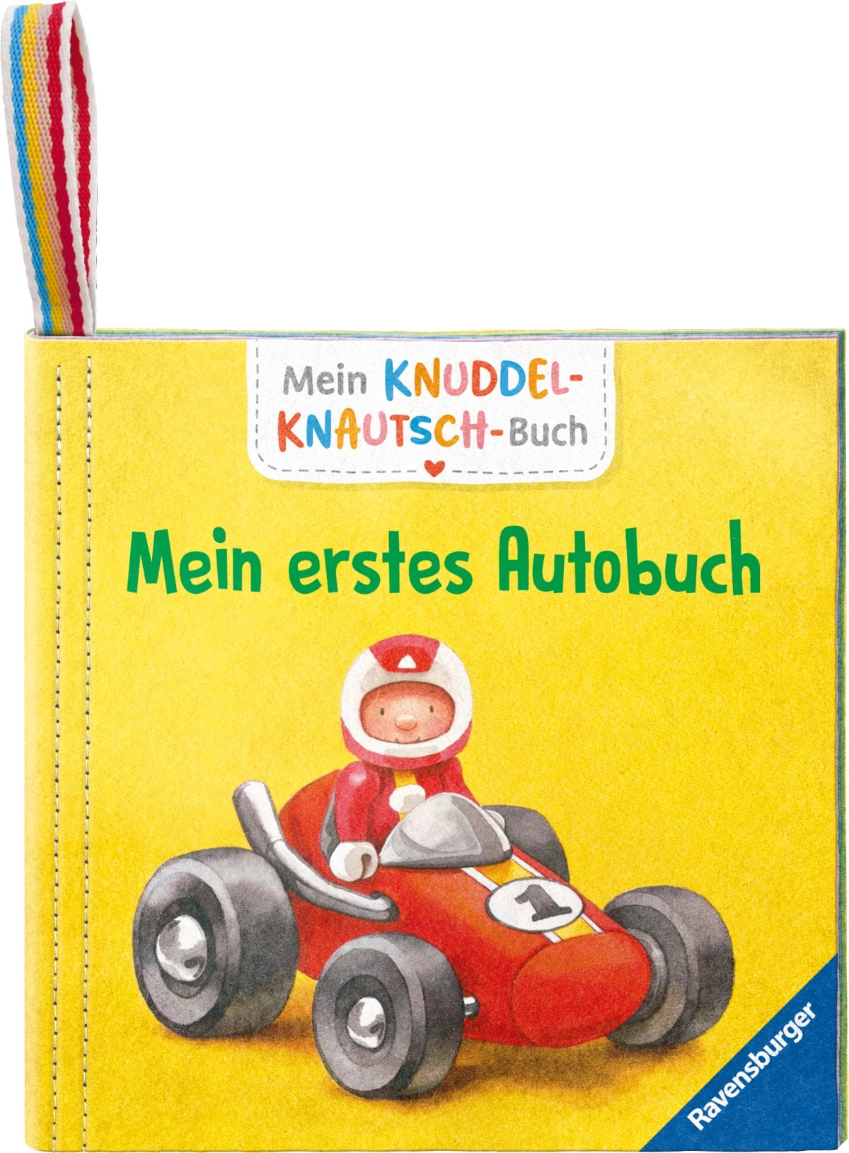 Ravensburger Mein Knuddel-Knautsch-Buch: Mein erstes Autobuch; robust, waschbar und federleicht. Praktisch für