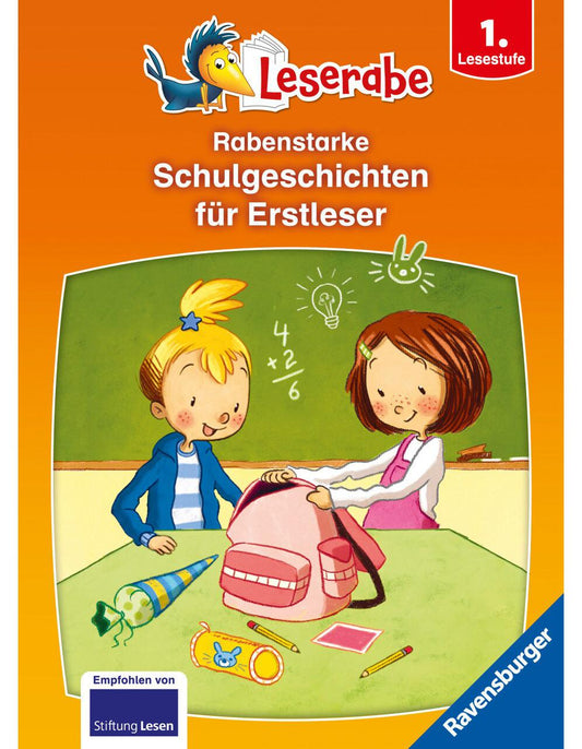 Ravensburger Rabenstarke Schulgeschichten für Erstleser (Deutsch, 2023, Anja Kiel, Judith Allert, Elke Broska, Miriam Ben-Arab)