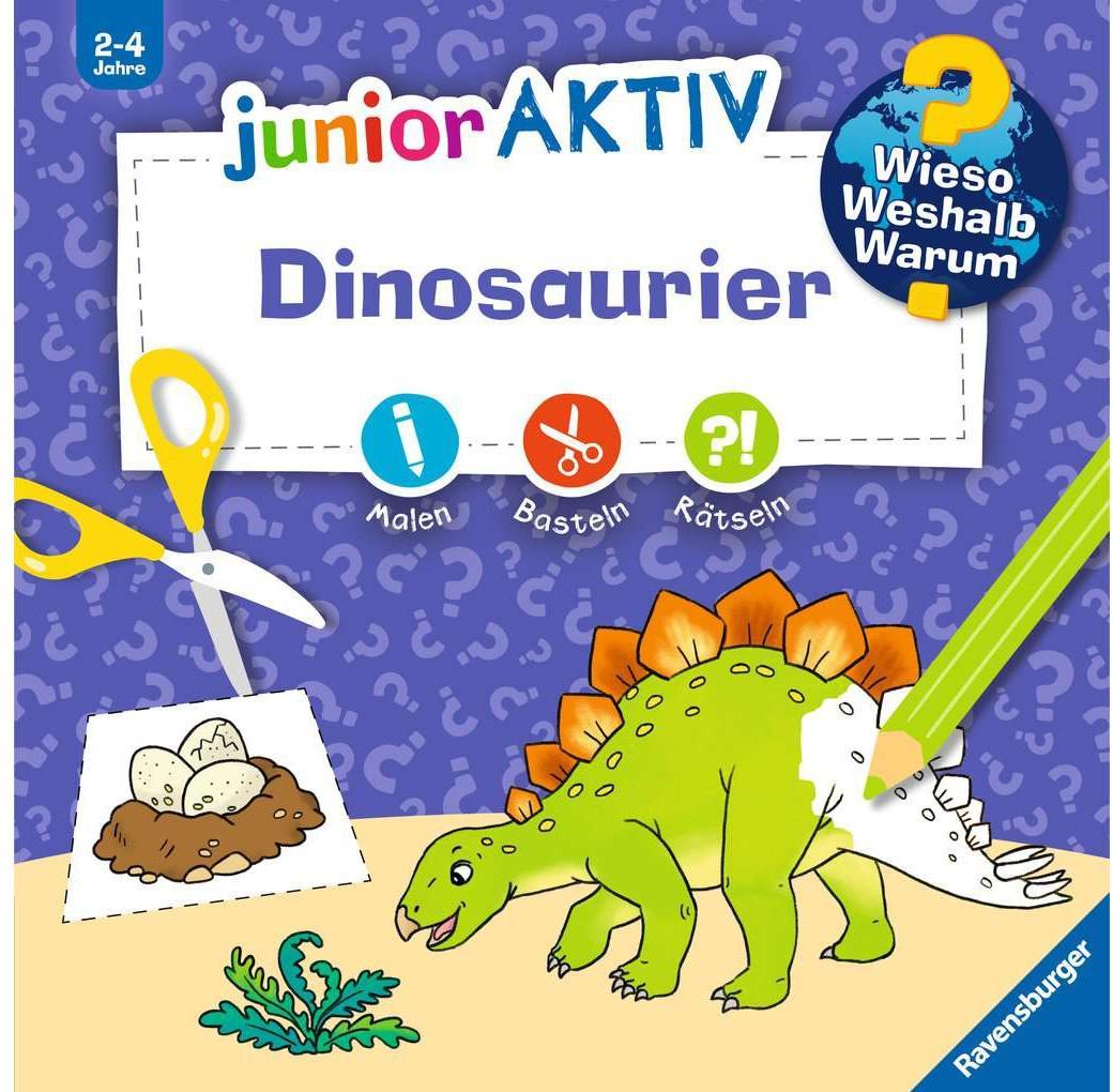 Ravensburger Wieso? Weshalb? Warum? junior Aktiv: Dinosaurier (Deutsch, 2023, Elke Broska)