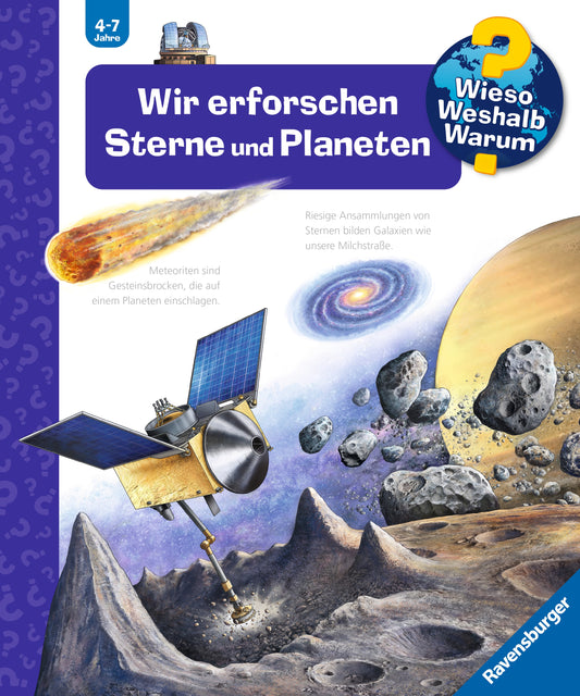 Ravensburger Wieso? Weshalb? Warum?, Band 59: Wir erforschen Sterne und Planeten (Deutsch, 2023, Andrea Erne)