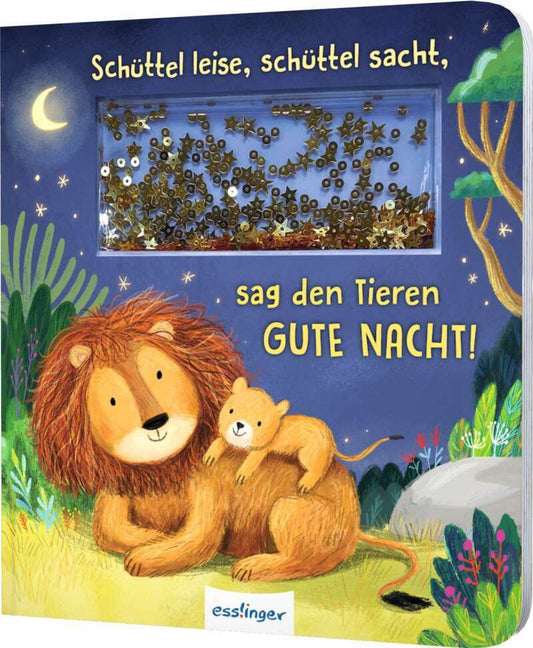 Esslinger Schüttel-Pappe: Schüttel leise, schüttel sacht, sag den Tieren Gute Nacht! (Deutsch, 2022, Madlen Ottenschläger)