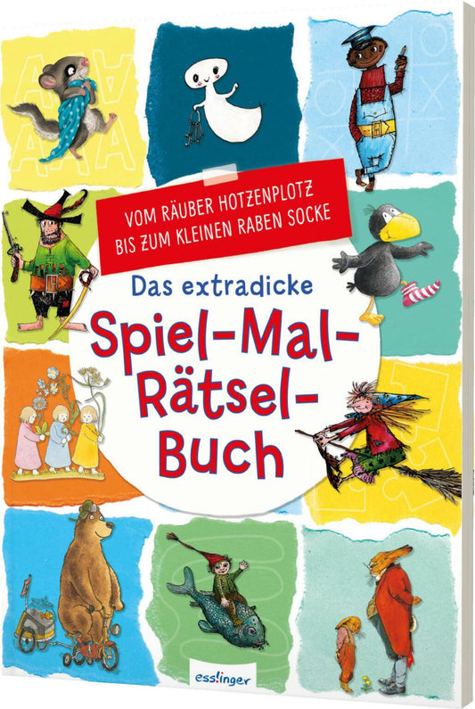 Esslinger Extradickes Rätsel-Buch (Deutsch, 2024, Sabine Bohlmann, Michael Ende, Mathias Weber, Annet Rudolph, Otfried Preussler)