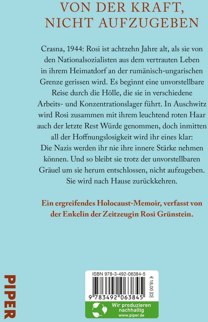 Piper Das Mädchen mit dem roten Zopf (Deutsch, 2023, Nechama Birnbaum, Ulrike Seeberger)