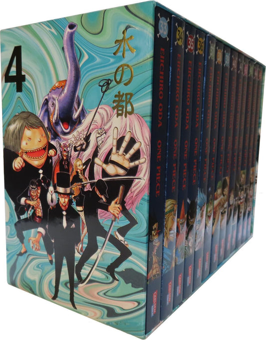 Carlsen One Piece Sammelschuber 4: Water Seven (inklusive Band 33-45) (Deutsch, 2023, Eiichiro Oda, Ayumi von Borcke)