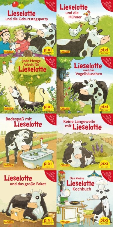 Carlsen Pixi-8er-Set 251: Lieselotte (8x1 Exemplar) (Deutsch, 2018, Diverse)