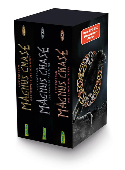 Carlsen Magnus Chase: Magnus-Chase-Schuber (3 Bände im Taschenbuch-Schuber) (Deutsch, 2020, Gabriele Haefs, Rick Riordan)