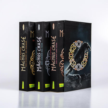 Carlsen Magnus Chase: Magnus-Chase-Schuber (3 Bände im Taschenbuch-Schuber) (Deutsch, 2020, Gabriele Haefs, Rick Riordan)