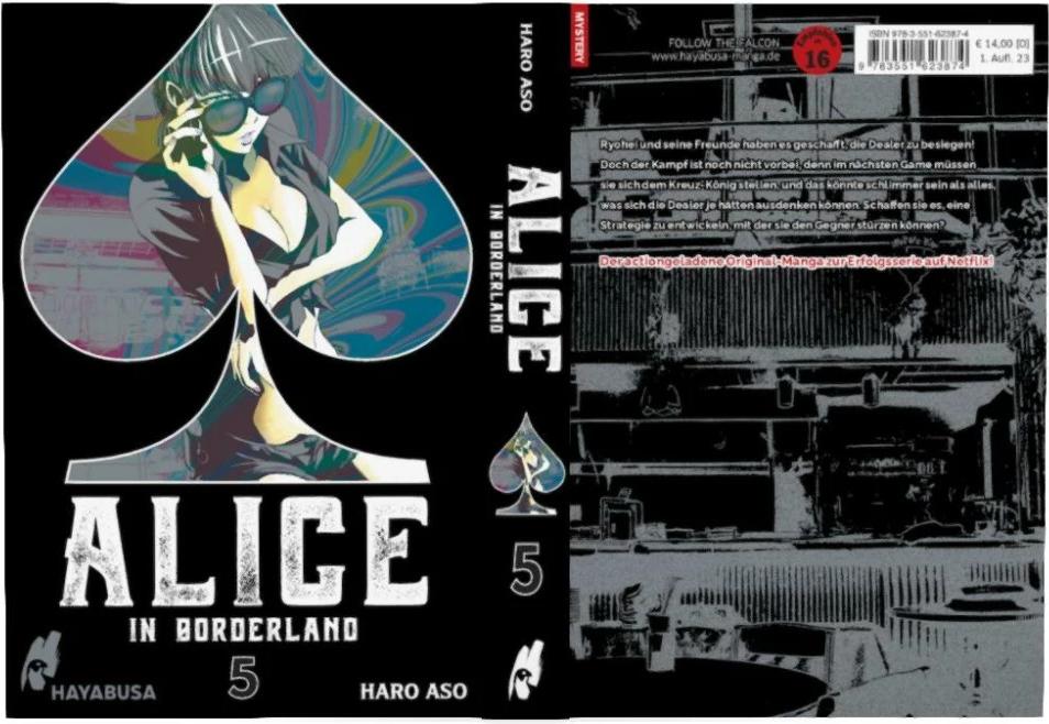 Carlsen Alice in Borderland: Doppelband-Edition 5 (Deutsch, 2023, Haro Aso, Lasse Christian Christiansen)