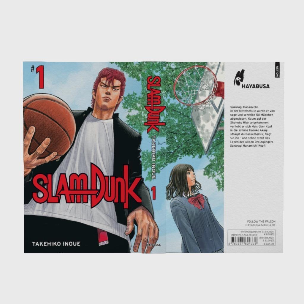 Carlsen Slam Dunk 1 (Deutsch, 2023, Takehiko Inoue, Martin Gericke)