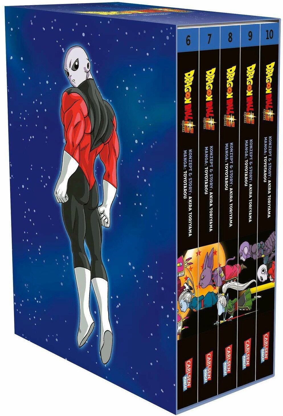Carlsen Dragon Ball Super Bände 6-10 im Sammelschuber mit Extra (Deutsch, 2020, Akira Toriyama (Original Story))