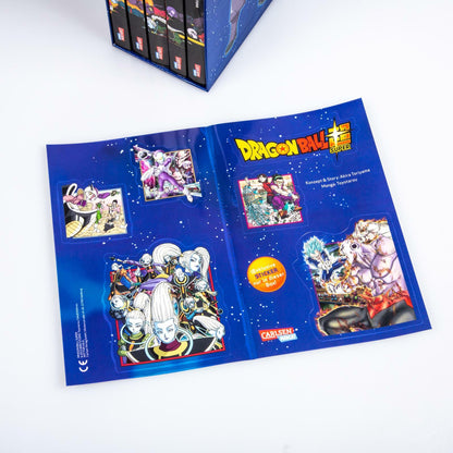 Carlsen Dragon Ball Super Bände 6-10 im Sammelschuber mit Extra (Deutsch, 2020, Akira Toriyama (Original Story))
