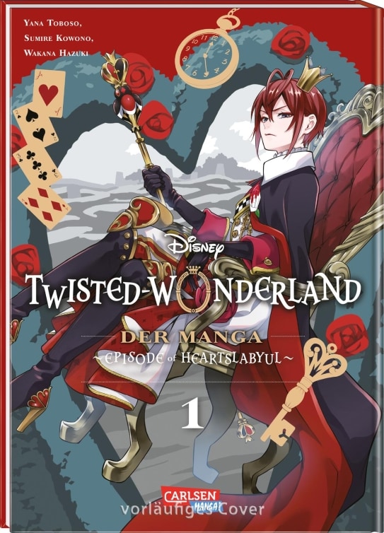 Carlsen Twisted Wonderland: Der Manga 1 (Deutsch, 2023, Wakana Hazuki, Disney, Dorothea Überall, Yana Tobono)