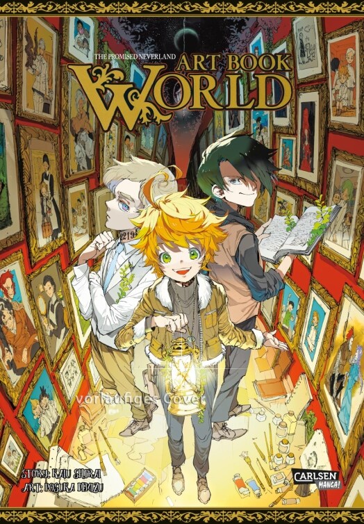 Carlsen The Promised Neverland - Art Book World (Deutsch, 2024, Posuka Demizu, Kaiu Shirai, Luise Steggewentz)