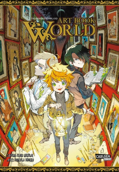 Carlsen The Promised Neverland - Art Book World (Deutsch, 2024, Posuka Demizu, Kaiu Shirai, Luise Steggewentz)