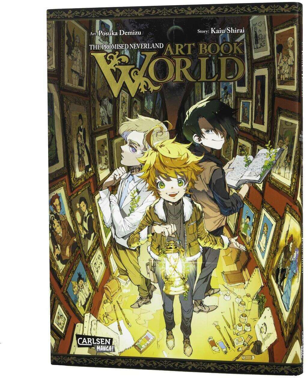 Carlsen The Promised Neverland - Art Book World (Deutsch, 2024, Posuka Demizu, Kaiu Shirai, Luise Steggewentz)