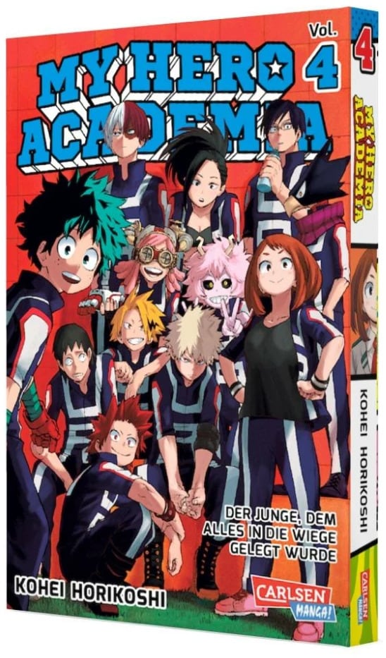 Carlsen My Hero Academia, Band 4 (Deutsch, 2017, Kohei Horikoshi)