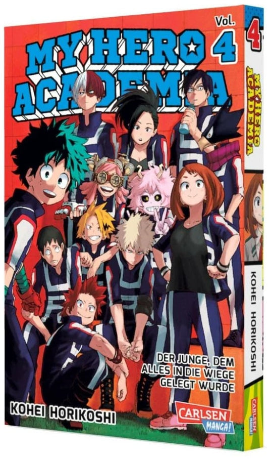 Carlsen My Hero Academia, Band 4 (Deutsch, 2017, Kohei Horikoshi)