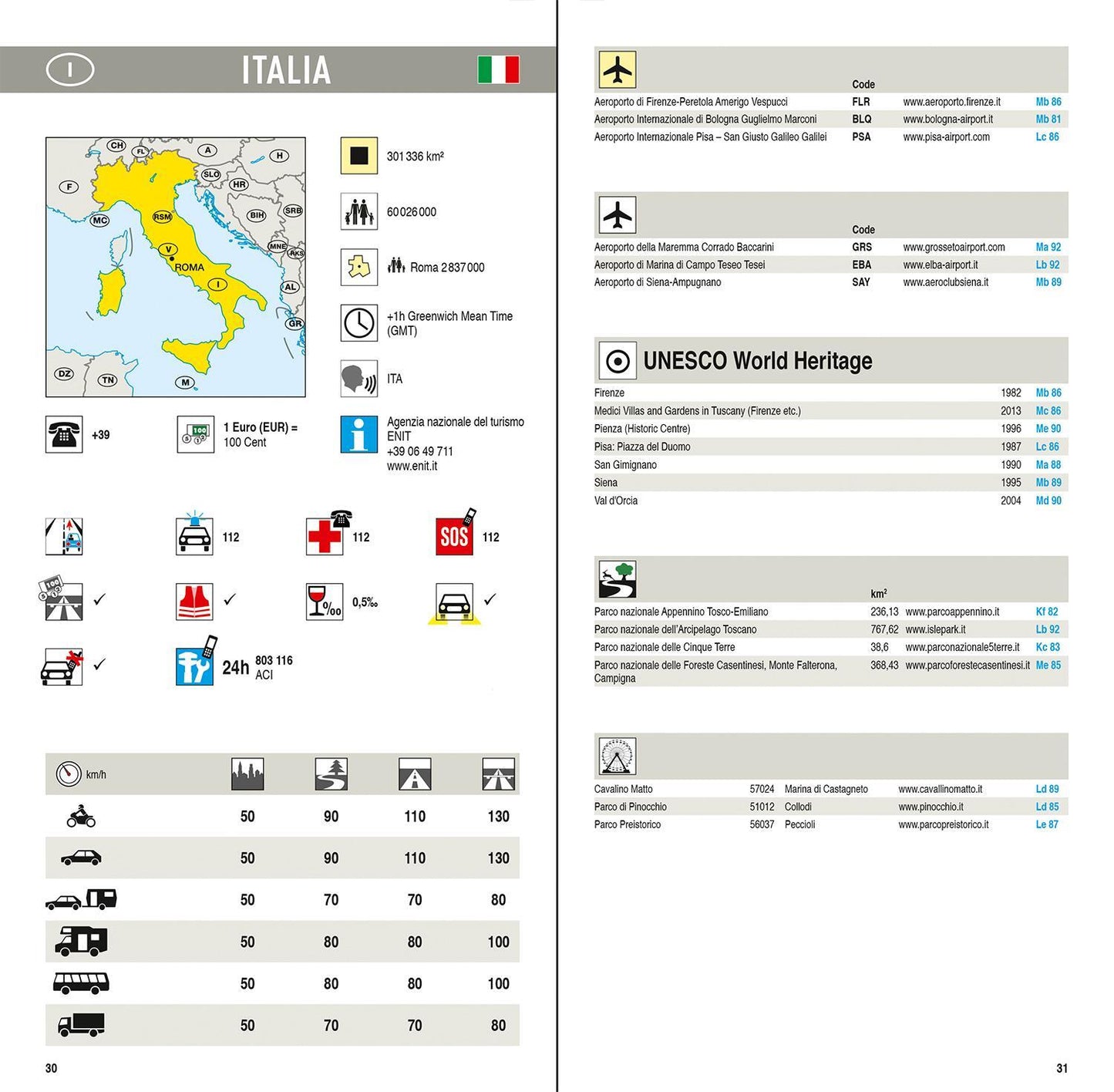 Marco Polo Karte Italien Bl. 7 Toskana