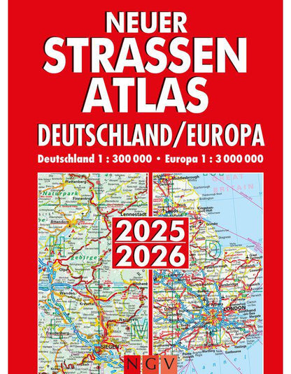 Neuer Strassenatlas Deutschland/Europa 2024/2025