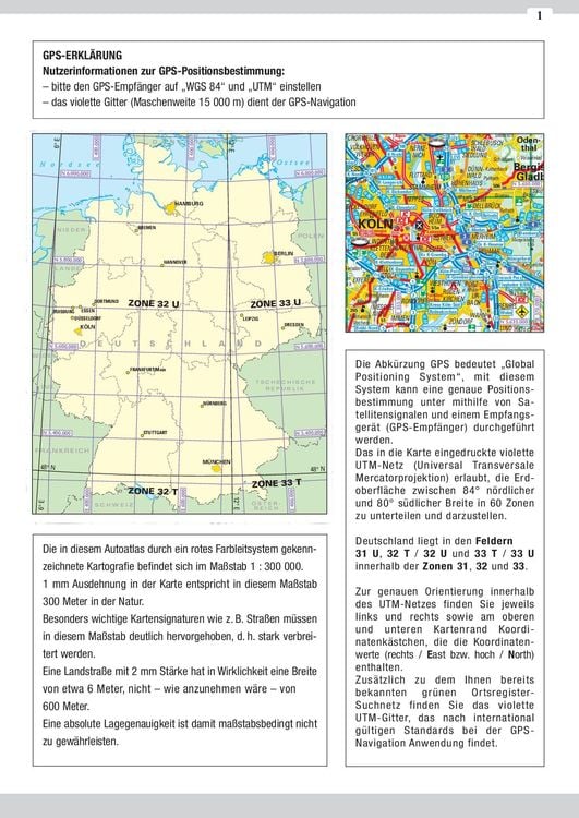 Neuer Strassenatlas Deutschland/Europa 2024/2025