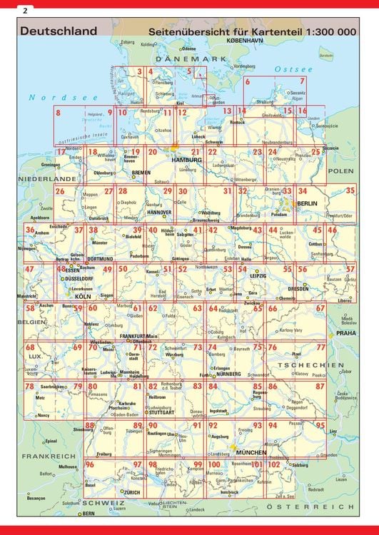 Neuer Strassenatlas Deutschland/Europa 2024/2025