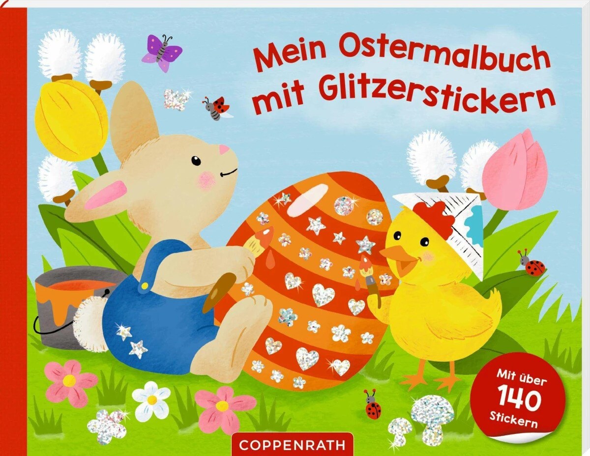 Coppenrath Mein Ostermalbuch mit Glitzerstickern