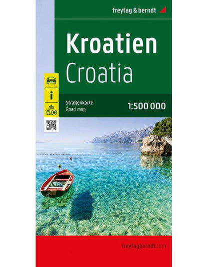 Kroatien, Straßenkarte 1:500.000, freyta