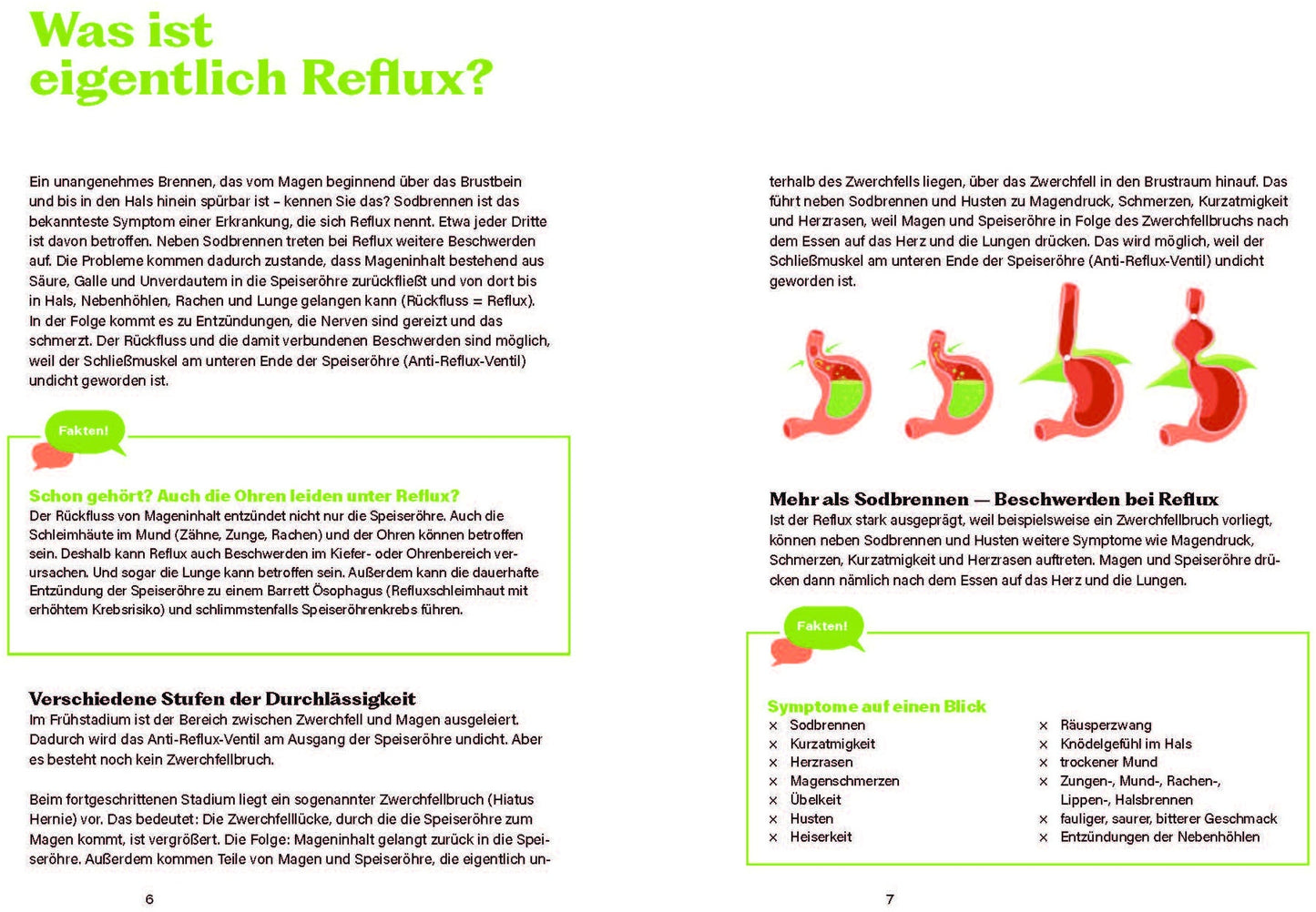 Genussvoll essen bei Reflux und Sodbrennen